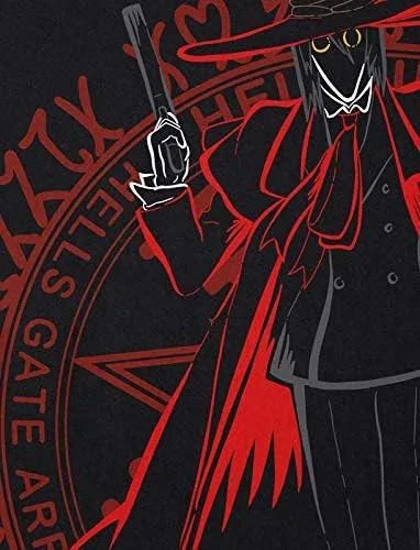 Vista 2 de Freestyle Tee Alucard Vampire Hellsing Anime Manga Japón Camiseta de hombre