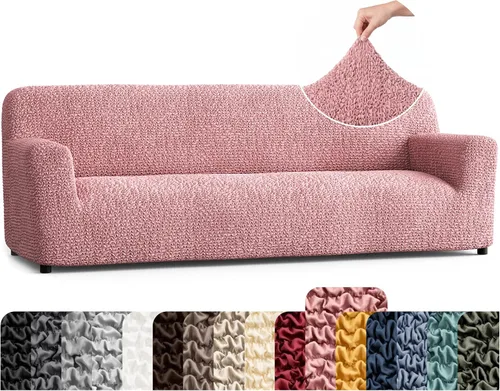 Vista 39 de PAULATO BY GA.I.CO. Funda para Silla - Funda para Sillón - Funda para Sillón - Funda de Tela Suave - Protector de Muebles Elegante de Ajuste Ceniza