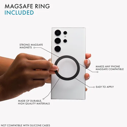 Vista 18 de LoveHandle PRO Compatible con MagSafe Agarre Magnético para Teléfono con Soporte - Montar, Correa y Soporte para Smartphone y Tableta - Anillo