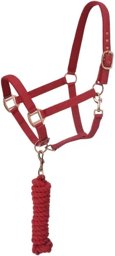 Vista 3 de Tough 1 Tough-1 Cabestro (halter) acolchado de neopreno con hebillas estilo antiguas, incluye correa de guía