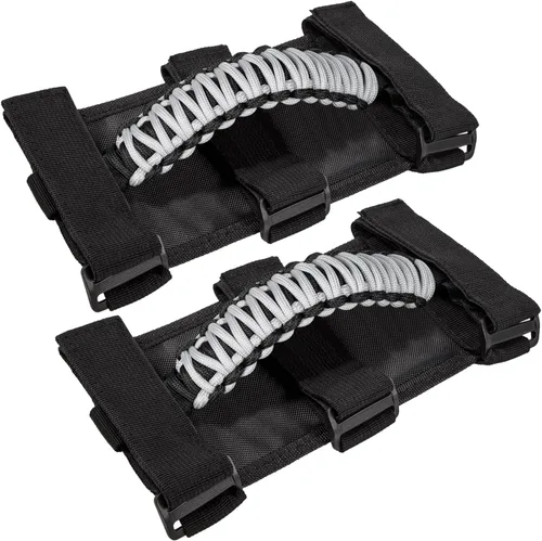 Vista 37 de Asas de agarre para Jeep Wrangler JK JKU JL JLU TJ YJ Sports Sahara Freedom Rubicon Unlimited Gladiator JT 1955-2023 UTV ATV Accesorios Premium 550