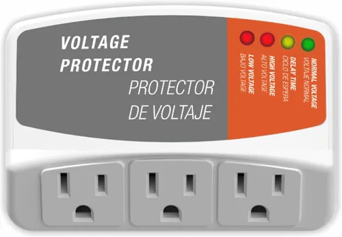 Vista 9 de GIDEON Protector de sobretensiones para electrodomésticos, protector de voltaje de salida única y regulador de voltaje para refrigerador, TV, PC