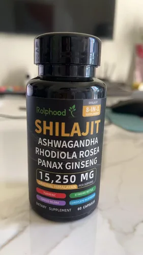 Vista 7 de Shilajit para hombres/mujeres – Orgánico puro del Himalaya, cápsulas de Shilajit con Ashwagandha, suplementos de 60 cápsulas alternativas a