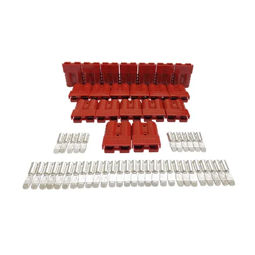 Vista 10 de Conector de alimentación de 50 amperios, desconexión rápida de 50 A, 600 V, 10 pares (20 unidades) para conector de batería de 50 amperios