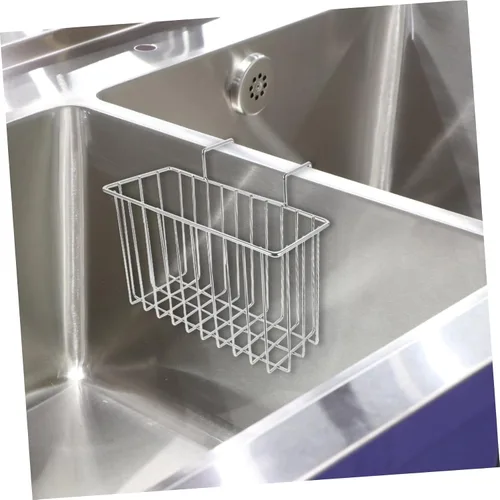 Vista 6 de Cesta de drenaje para fregadero de cocina, soporte de esponja multifuncional para fregadero