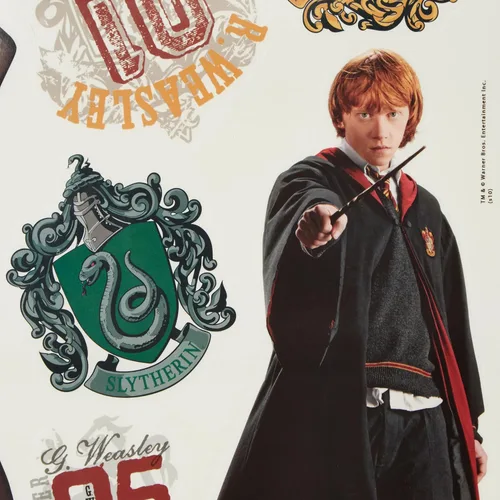 Vista 2 de RoomMates RMK1547SCS Harry Potter - Calcomanías de pared para despegar y pegar (10 x 18 pulgadas)