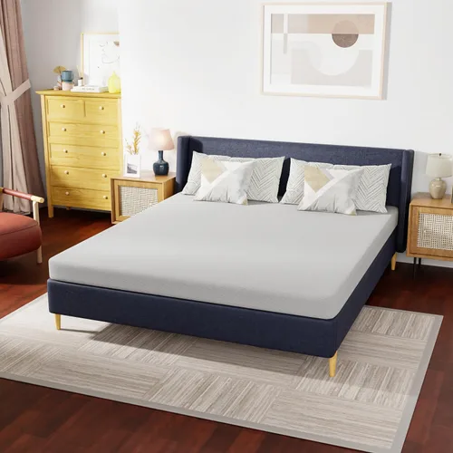 Vista 24 de PayLessHere Colchón de espuma viscoelástica con gel Twin de 5 pulgadas sin fibra de vidrio/Certificado CertiPUR-US/Cama en una caja/Sueño fresco