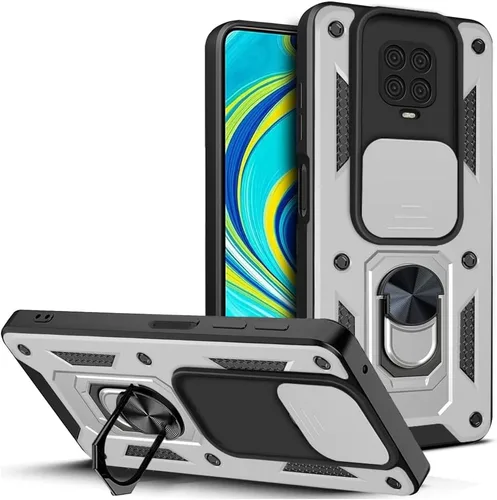 Vista 37 de Compatible con Tecno Camon 18P Bracket Shell, Slide Camera Lens Cover Case Azul
