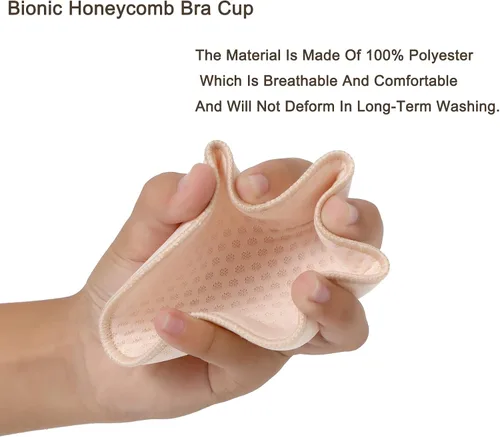 Vista 7 de Gulagas Almohadillas de brasier, inserciones de copas de brasier extraíbles y lavables para brasier superior de bikinis