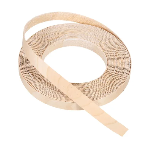 Vista 67 de PATIKIL Bandas de borde de abedul, cinta de chapa de madera de 1-1/2 pulgadas x 25 pies, bandas de borde de madera contrachapada flexible prepegadas