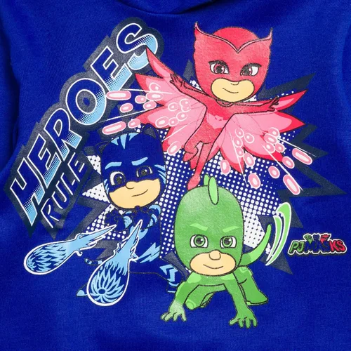 Vista 4 de PJ Masks Owlette Gekko Catboy - Sudadera con capucha y pantalones para niños pequeños