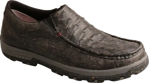 Vista 2 de Twisted X Men's Cellstretch Casual Slip-on Leather Shoes Driving Style Loafer