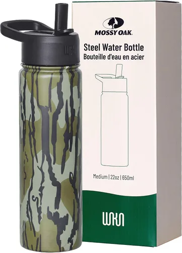 Vista 45 de Wildkin Kids - Botella de agua de acero inoxidable de 14 onzas para niños – Sin BPA, a prueba de fugas, aislada, fácil de limpiar - Ballerina