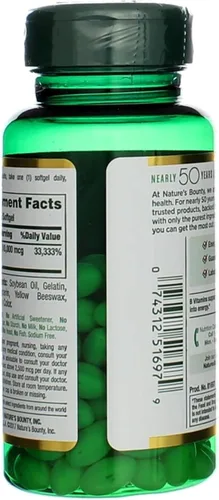 Vista 8 de Nature's Bounty Ultra Strength - Biotina 10,000 mcg, cápsulas blandas líquidas de liberación rápida, 120 cada uno , paquete de 4