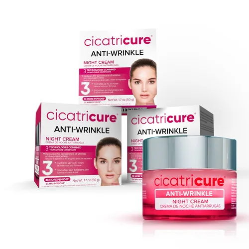 Vista 8 de CICATRICURE Crema Antiarrugas de Noche 1.7 fl oz.
