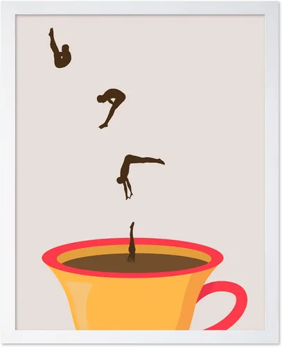 Vista 19 de Poster Master Póster More Espresso Less Depresso – Impresión retro café – Arte de café – Arte moderno – Arte moderno – Arte bohemio chic – Arte