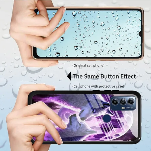 Vista 168 de Funda para Motorola Moto G Stylus 5G 2021 de vidrio templado, funda negra con diseño de mujer negra africana para mujeres y hombres, antiarañazos, a