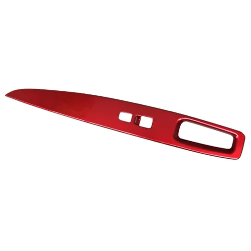 Vista 7 de ruihe 4 piezas de cubierta de panel de control de ventana de puerta de automóvil rojo ajuste para Hyundai Elantra N HEV 2021 2022 2023 2024 2025