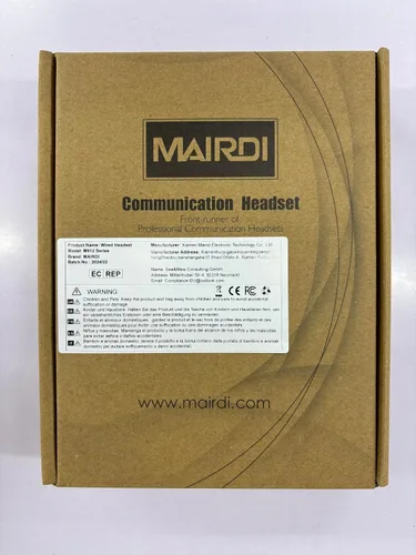 Vista 9 de MAIRDI Auriculares para teléfono celular con micrófono con cancelación de ruido, auriculares para computadora portátil de 0.138 in Jack para trabajo