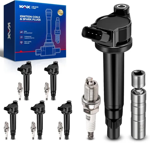 Vista 18 de Bobina de encendido KAX UF434 1 paquete Compatible con Impala, Equinox, G6, Malibu, Silverado 1500, Uplander, Torrent, Lucerne, Express 1500, Sierra