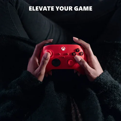 Vista 7 de Xbox Core Wireless Gaming Controller – Pulse Red Series X S, One, Windows PC, Android, and iOS