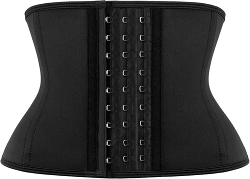 Vista 7 de Entrenador de Cintura de Torso Corto para Mujer, Baja la Grasa del Vientre, Fajas Colombianas de Entrenamiento, Corsé Moldeador de Cintura