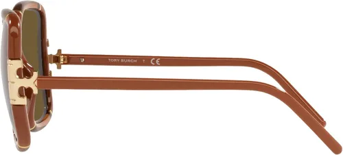 Vista 3 de Gafas de sol Tory Burch TY 9071 U 18983B Transparente CamelCamel