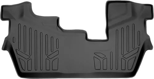 Vista 22 de SMARTLINER Juego de alfombrillas de piso de ajuste personalizado de 3 filas para Honda Pilot 2009-2015