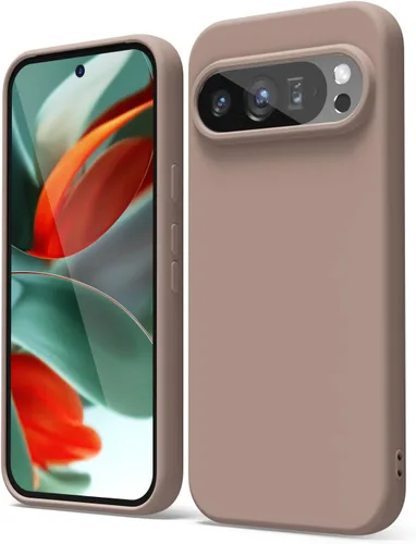 Vista 183 de oakxco para Google Pixel 6A Funda de teléfono de silicona líquida, diseño estético lindo y delgado para mujer y niña, cubierta de gel suave, lisa