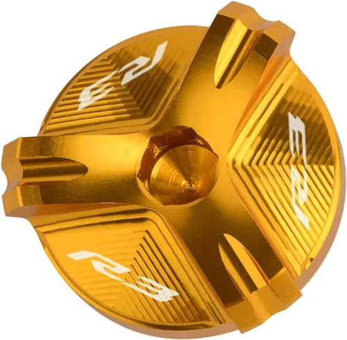 Vista 15 de Tapa de tapón de llenado de aceite de motor CNC para motocicleta, compatible con Yamaha YZF R1 R3 R6 YZFR1 1998-2020 YZFR3 2015-2021 YZFR6 YZFR6S R1