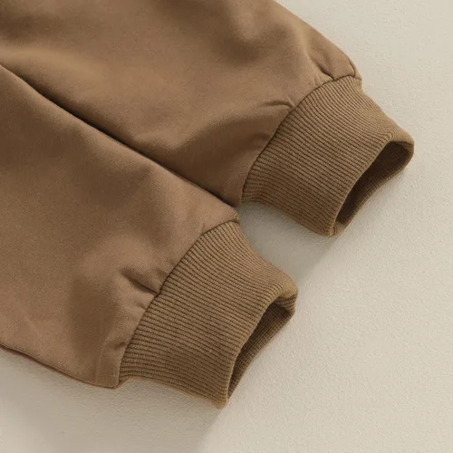 Vista 7 de Conjunto de sudadera de manga larga para bebé niño para el día del partido, ropa de otoño e invierno