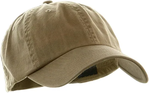 Vista 4 de MG Gorra de sarga de algodón teñido de perfil bajo