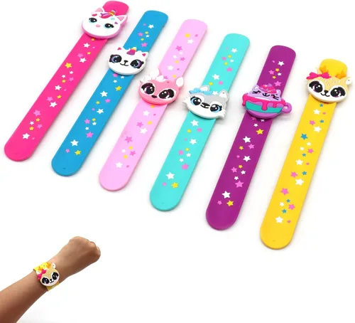 Vista 13 de Pulseras de dinosaurio para adolescentes, recuerdos de fiesta, con temática de dinosaurios, bolsas de regalos (paquete de 6) para adolescentes