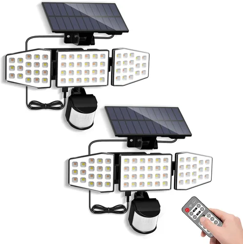 Vista 17 de ALUSSO Luces para exteriores con sensor de movimiento cableadas (no solares), luces de inundación de 40 W 4500 lm para exteriores 120 V, 3 modos