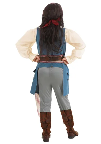 Vista 5 de Disfraz de Capitán Jack Sparrow para Niños de Piratas del Caribe de Disney Multicolor
