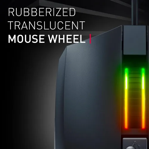 Vista 6 de Cherry Ratón para juegos con cable MC 2.1 con iluminación RGB con botones programables y perfiles de usuario. Cabe en tu mano. Diestro. Sensor Negro