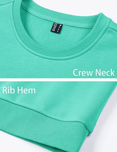 Vista 46 de MAGCOMSEN Sudadera de cuello redondo para hombre de manga larga casual cálida de forro polar