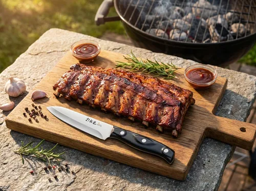 Vista 2 de HAMMER IRON ALLEY 4 cuchillos de pelar – Cuchillos de pelar de frutas y verduras de 4/4.5 pulgadas – Cuchillo de cocina ultra afilado – Cuchillos