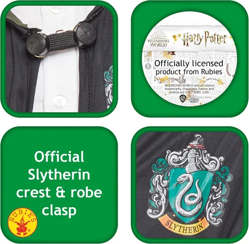 Vista 2 de Disfraz de bata de Slytherin