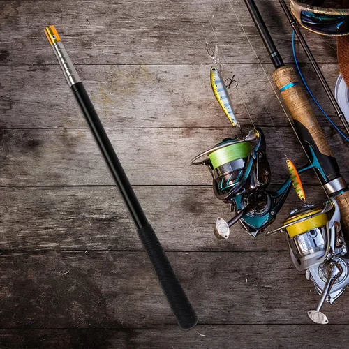 Vista 7 de Arpón de pesca, de acero inoxidable, lanza de púas de aleación de aluminio, con tornillo de 0.315 in para pesca al aire libre, aterrizaje de rana