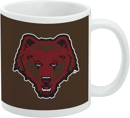 Vista 434 de Taza de cerámica con el logotipo principal de la Universidad Rider, taza de regalo novedosa para café, té y bebidas calientes, 11oz, blanca