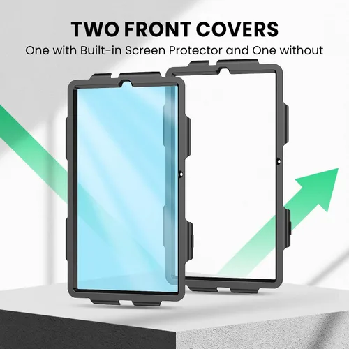 Vista 8 de SEYMAC - Funda protectora resistente a prueba de golpes para Samsung Galaxy Tab S6 Lite de 10.4 pulgadas 2024/2022/2020 (SM-P620/P610/P615), Negro