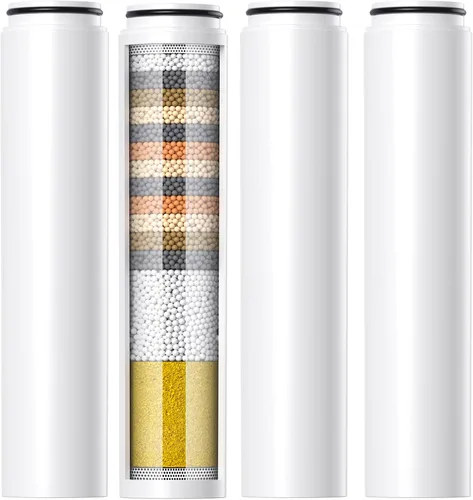 Vista 10 de Filtro de ducha mejorado compatible con cabezal de ducha de mano Cobbe para una mayor duración de filtración, filtro de agua de repuesto de alta