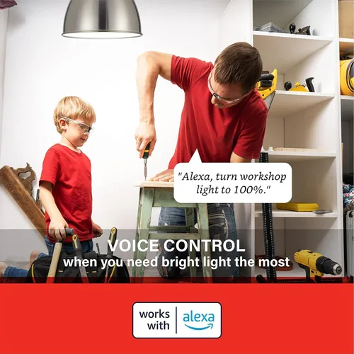 Vista 4 de Sengled Bombillas Alexa equivalentes a 100 W, bombillas inteligentes de malla Bluetooth de 1500 LM, bombillas inteligentes que funcionan solo
