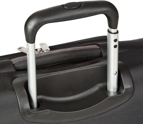 Vista 10 de Tienda Basics Maleta de equipaje giratoria de mano Softside con ruedas, Negro, 21 pulgadas