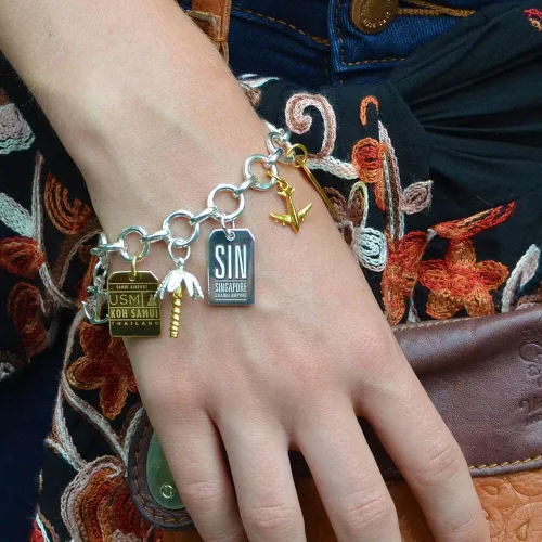 Vista 8 de Jet Set Candy Pulsera de eslabones infinitos