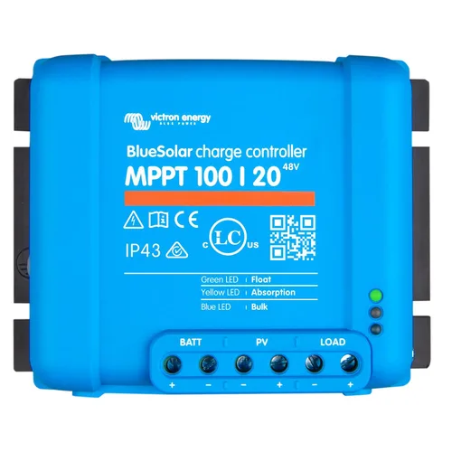 Vista 12 de Victron Energy BlueSolar MPPT Controlador de carga solar - Controladores de carga para paneles solares - 100V, 15 amperios, 12/24 voltios