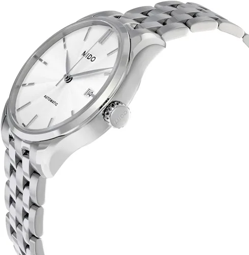 Vista 2 de Mido Belluna II M0244071103100 - Reloj automático para hombre con esfera plateada