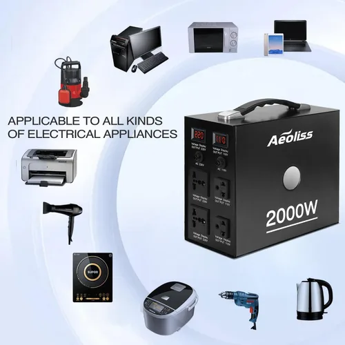 Vista 5 de Convertidor de voltaje Transformador de 110 V a 220 V/220 V a 110 V Convertidor de voltaje universal internacional de Estados Unidos a Europa