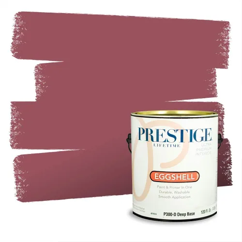 Vista 615 de Prestige Paints Pintura exterior e imprimación en uno, 1 galón, plano, coincidencia comparable de Valspar* Amber Rose*